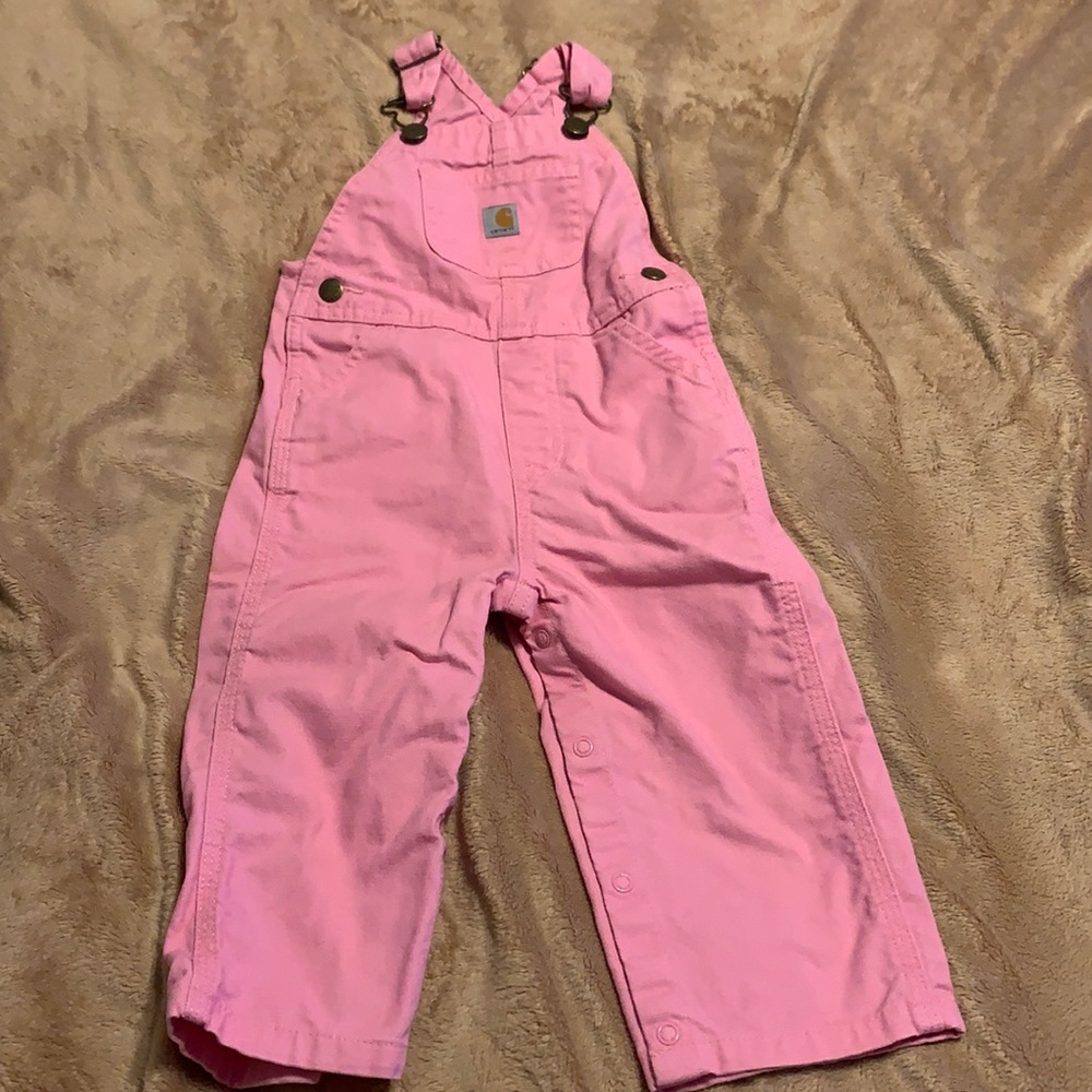Carhartt Pink Overalls 18m